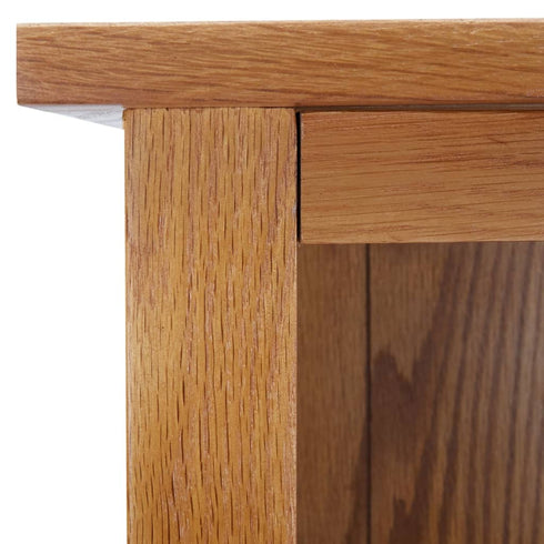 Maison Madeleine -  Bookcase with 2 Doors 90x30x200 cm Solid Oak Wood